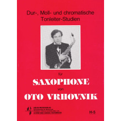 Dur-, Moll- und chromatische Tonleiter-Studien für Saxophone