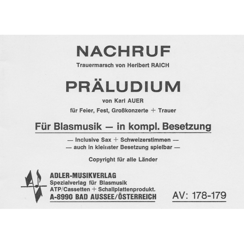 Präludium