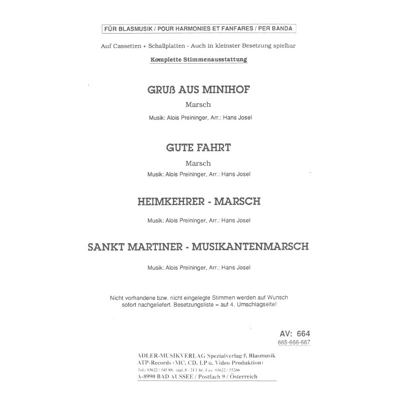 Sankt Martiner - Musikantenmarsch