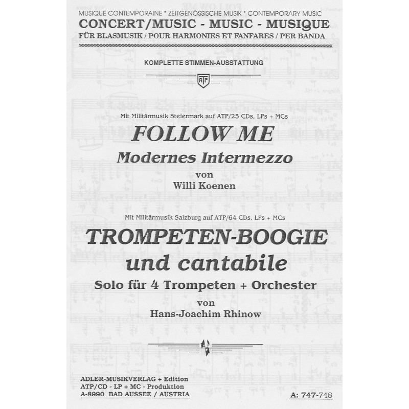 Trompeten-Boogie und cantabile