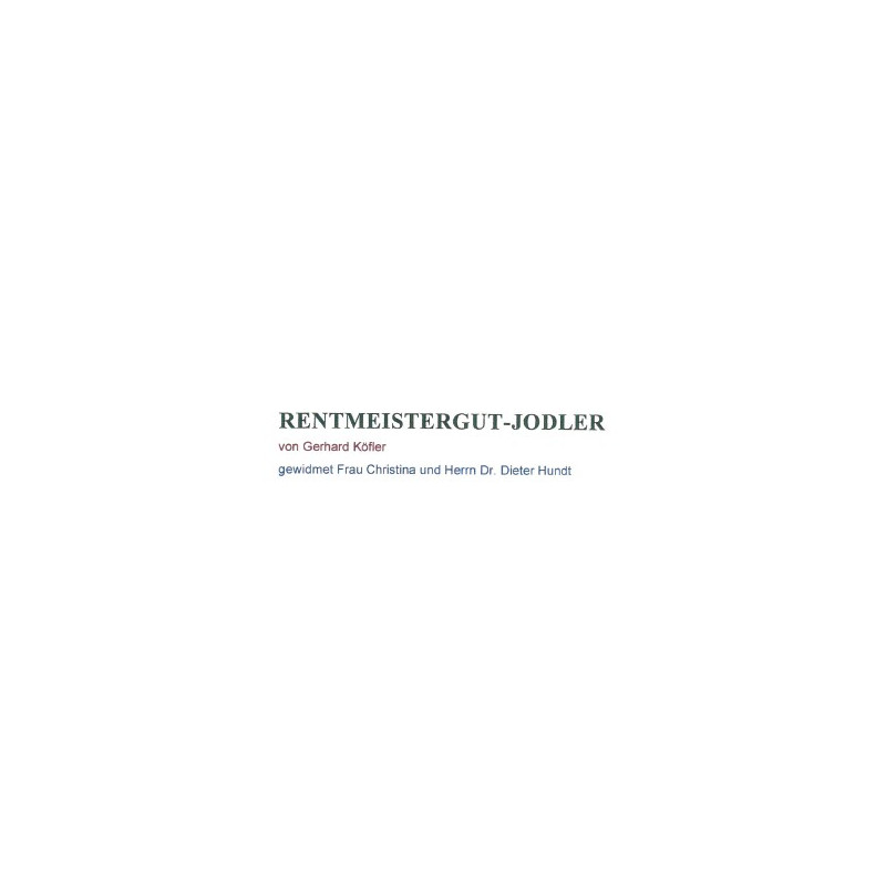 Rentmeistergut-Jodler