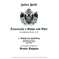 Österreich's Ruhm und Ehre - I Satz "Gründung Österreich's"