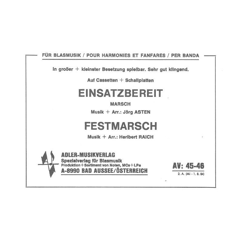 Einsatzbereit